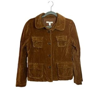 Loft Velour Rust Peacoat